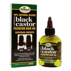 Difeel Jamaican Black Castor Oil – Growth 2.5 Oz