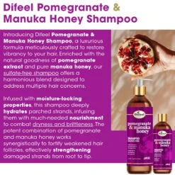 Difeel Pomegranate & Manuka Honey Sulfate-Free Shampoo –12 Oz 10 Difeel Pomegranate & Manuka Honey Sulfate-Free Shampoo –12 Oz -Beauty Exchanges difeel pomegranate manuka honey sulfate free shampoo 12 oz 424854