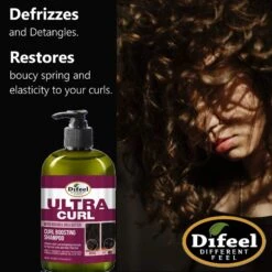 Difeel Ultra Curl & Growth Shampoos – 12 Oz Each 9 Difeel Ultra Curl & Growth Shampoos – 12 Oz Each -Beauty Exchanges difeel ultra curl boosting shampoo 12 oz 272164