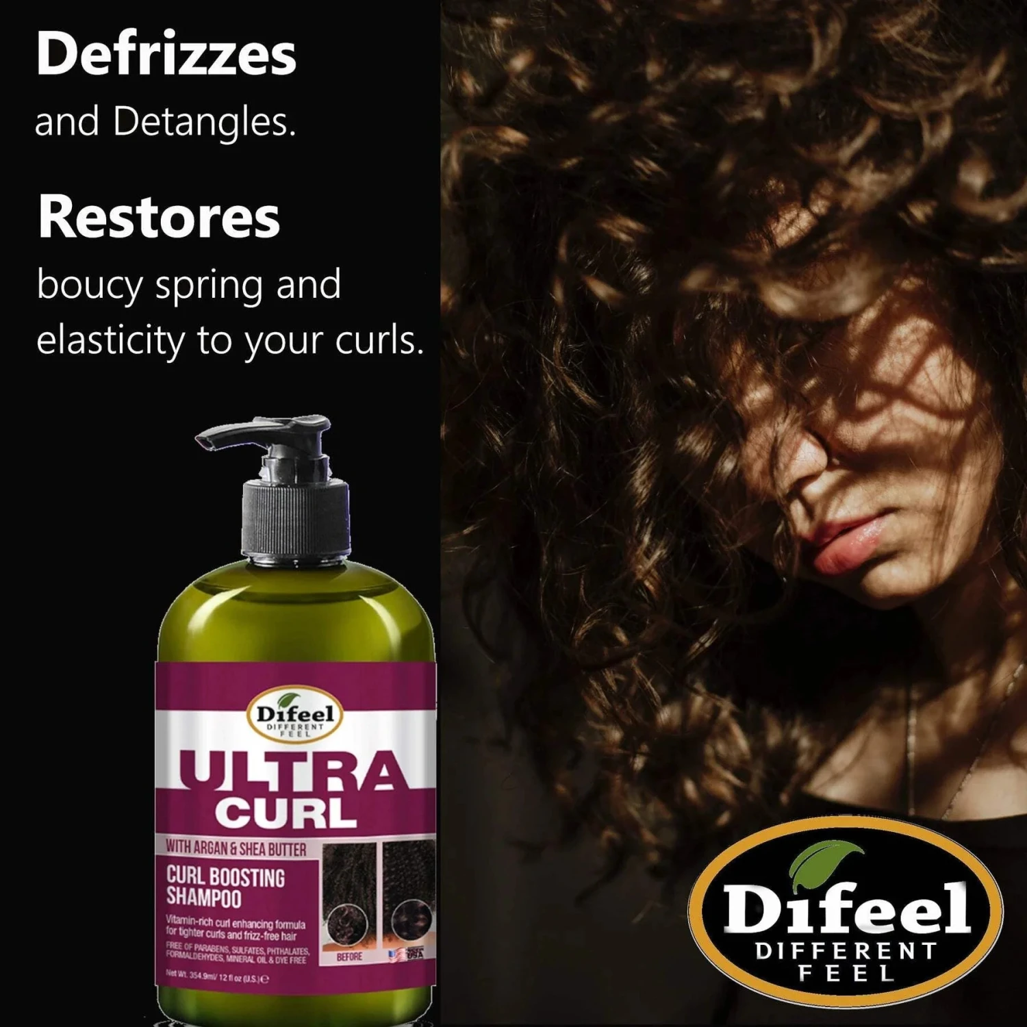 Difeel Ultra Curl & Growth Shampoos – 12 Oz Each 5 Difeel Ultra Curl & Growth Shampoos – 12 Oz Each - Image 3
