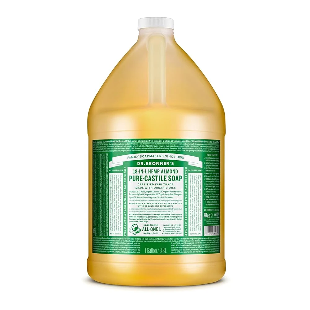 Dr. Bronner's Dr. Bronner’s Pure-Castile Liquid Soap – 1 Gallon 8 Dr. Bronner's Dr. Bronner’s Pure-Castile Liquid Soap – 1 Gallon - Image 6
