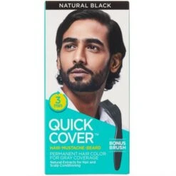 Kiss Quick Cover For Men – Hair, Beard & Mustache 5 Shades -Beauty Exchanges dye1