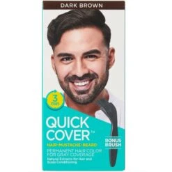 Kiss Quick Cover For Men – Hair, Beard & Mustache 5 Shades -Beauty Exchanges dye3