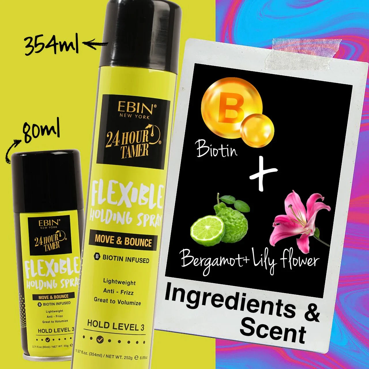 EBIN 24 Hour Tamer Holding Spray 8 EBIN 24 Hour Tamer Holding Spray - Image 6