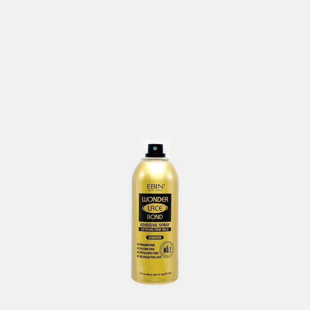 Ebin Wonder Lace Bond Adhesive Spray - Sensitive Extreme Firm Hold 4 Ebin Wonder Lace Bond Adhesive Spray - Sensitive Extreme Firm Hold - Image 2