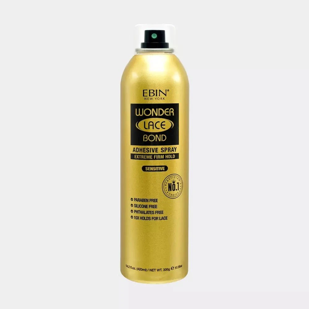 Ebin Wonder Lace Bond Adhesive Spray - Sensitive Extreme Firm Hold 6 Ebin Wonder Lace Bond Adhesive Spray - Sensitive Extreme Firm Hold - Image 4