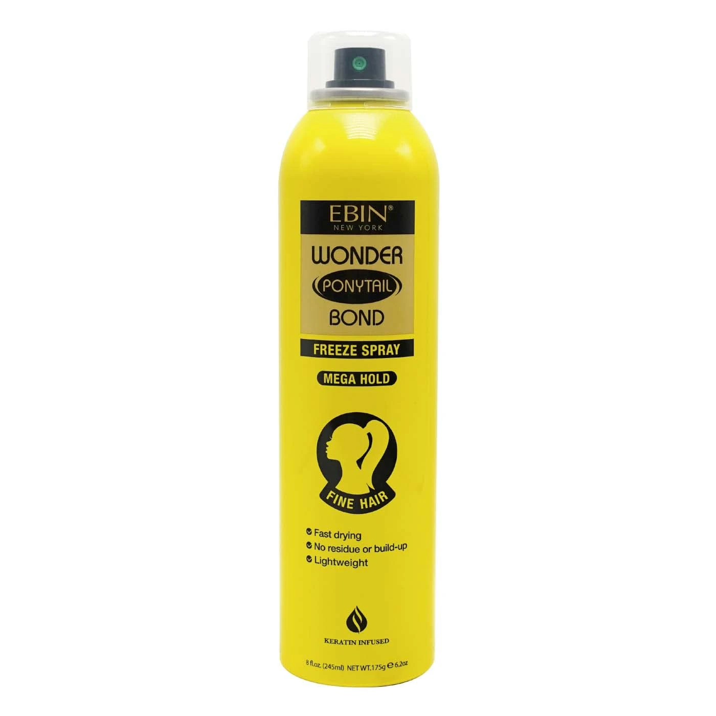 EBIN Wonder Ponytail Bond Spray – Mega Hold & Firm Hold – 8 Oz 3 EBIN Wonder Ponytail Bond Spray – Mega Hold & Firm Hold – 8 Oz