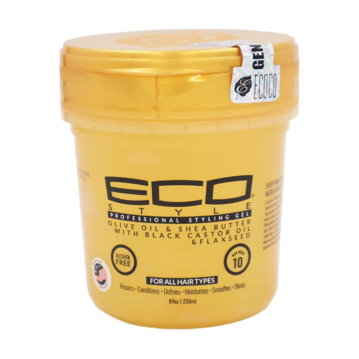 Eco Style Olive, Shea, Castor & Flaxseed Oil Styling Gel 3 Eco Style Olive, Shea, Castor & Flaxseed Oil Styling Gel
