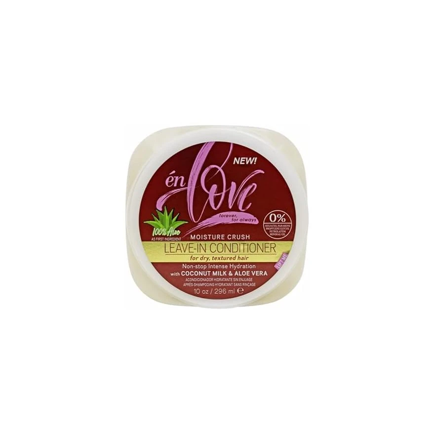 En Love Moisture Crush Leave-In Conditioner – Coconut Milk & Aloe Vera – 10 Oz 3 En Love Moisture Crush Leave-In Conditioner – Coconut Milk & Aloe Vera – 10 Oz