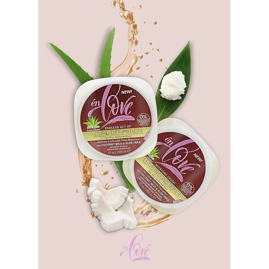 En Love Moisture Crush Leave-In Conditioner – Coconut Milk & Aloe Vera – 10 Oz 4 En Love Moisture Crush Leave-In Conditioner – Coconut Milk & Aloe Vera – 10 Oz - Image 2