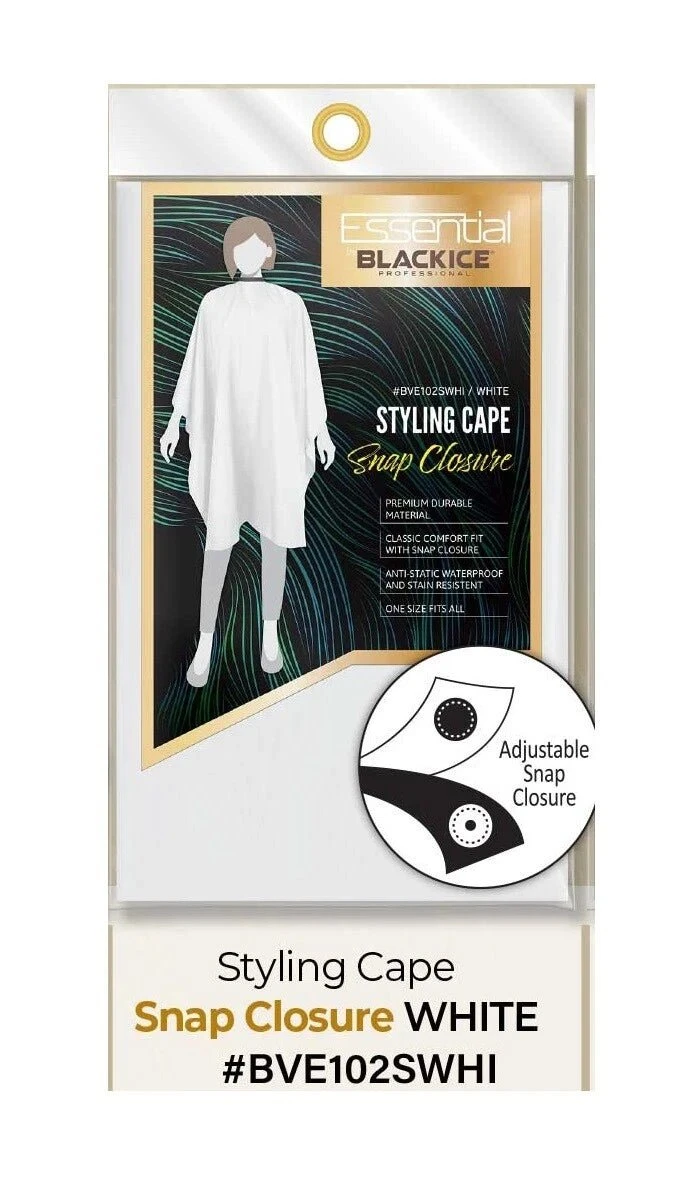 Essentials By Black Ice – All-Purpose Cape, Styling Cape, Makeup Cape & Apron 7 Essentials By Black Ice – All-Purpose Cape, Styling Cape, Makeup Cape & Apron - Image 5