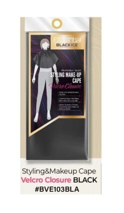 Essentials By Black Ice – All-Purpose Cape, Styling Cape, Makeup Cape & Apron 9 Essentials By Black Ice – All-Purpose Cape, Styling Cape, Makeup Cape & Apron -Beauty Exchanges essentials by black ice all purpose cape styling cape makeup cape apron 915941