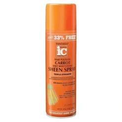 Fantasia IC Hair Polisher Carrot Triple Strength Daily Moisturizing Sheen Spray 14oz