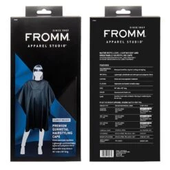 Fromm Premium Styling & Shampoo Capes – White & Gunmetal Pro Capes -Beauty Exchanges fromm premium styling shampoo capes white gunmetal pro capes 918298