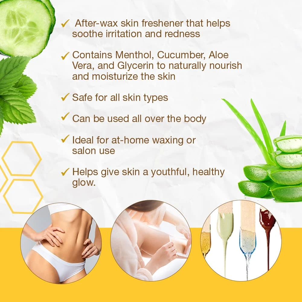 Gigi All Purpose CBD Wax + Post Wax Cooling Gel 6 Gigi All Purpose CBD Wax + Post Wax Cooling Gel - Image 4