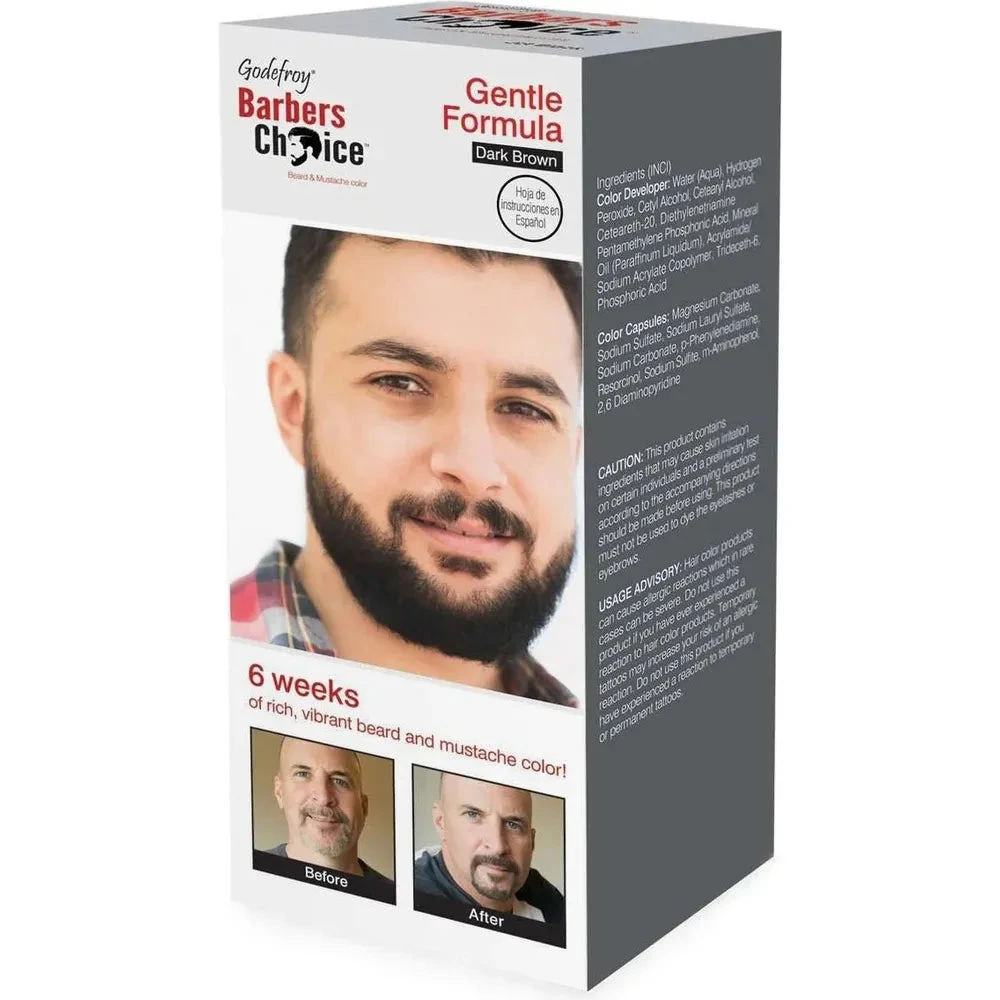 Godefroy Barber’s Choice Beard & Mustache Color – 2 Shades – 3 Applications 4 Godefroy Barber’s Choice Beard & Mustache Color – 2 Shades – 3 Applications - Image 2