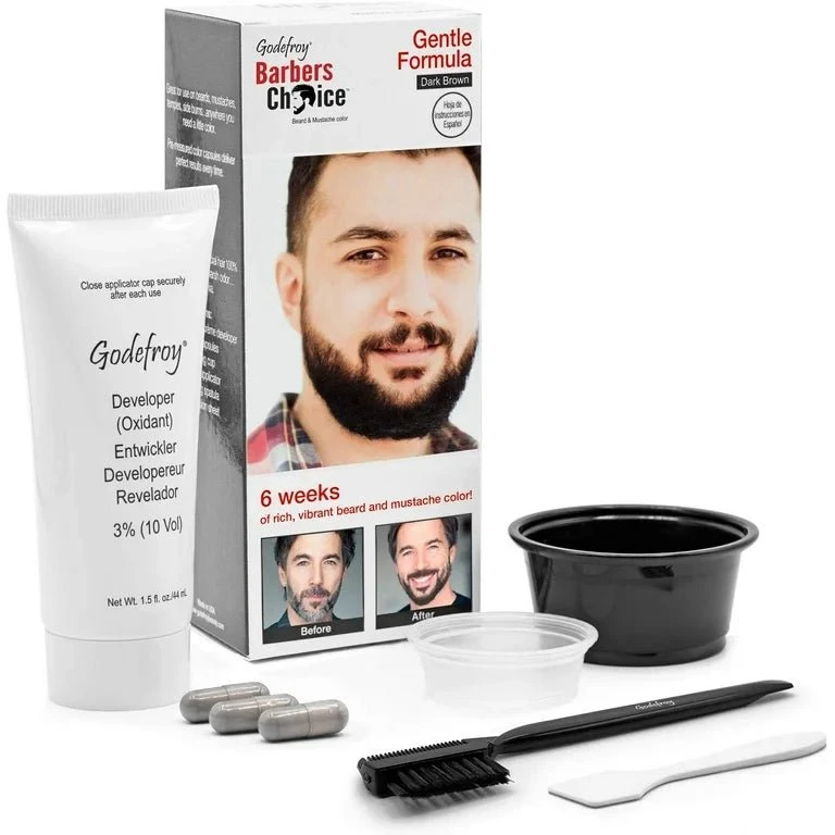 Godefroy Barber’s Choice Beard & Mustache Color – 2 Shades – 3 Applications 5 Godefroy Barber’s Choice Beard & Mustache Color – 2 Shades – 3 Applications - Image 3