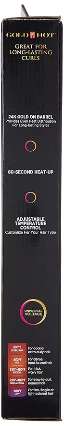 Gold 'N Hot 1/2" Curling Iron 5 Gold 'N Hot 1/2" Curling Iron - Image 3