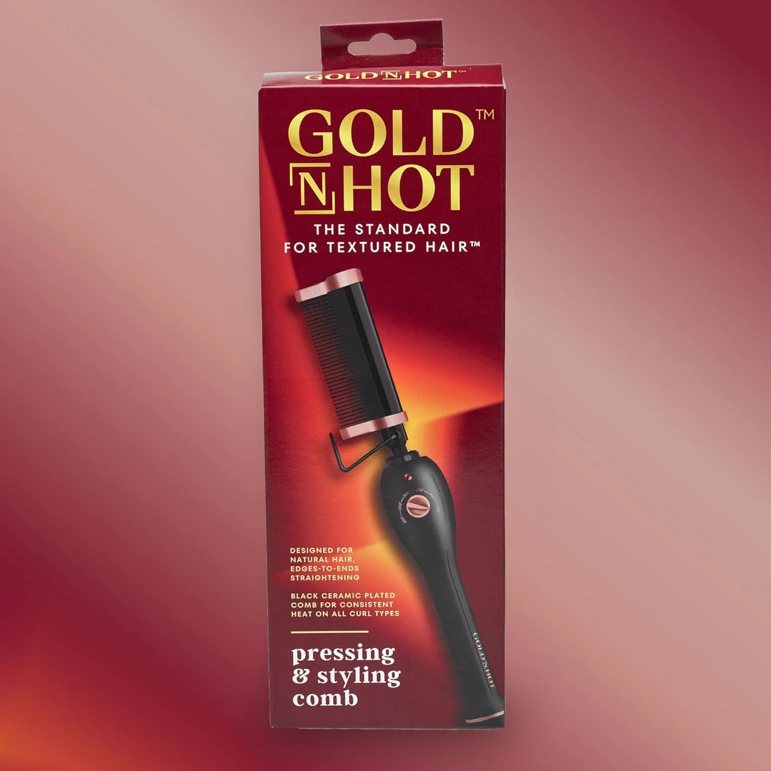 Gold 'N Hot Pressing & Styling Comb 3 Gold 'N Hot Pressing & Styling Comb