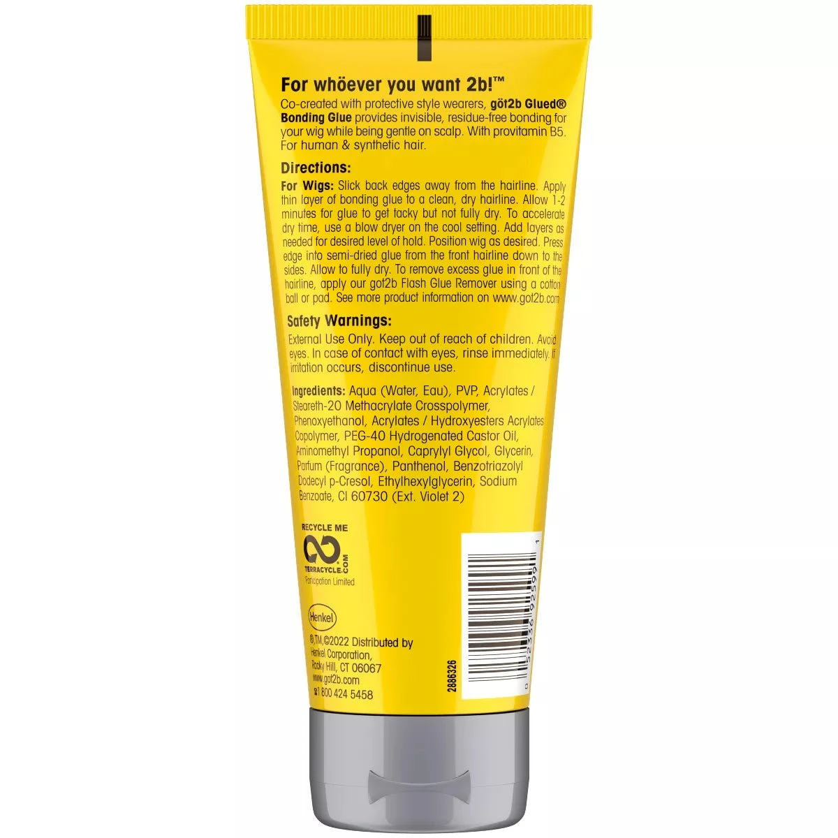 Got2B Glued Bonding Hair Gel 6oz 4 Got2B Glued Bonding Hair Gel 6oz - Image 2