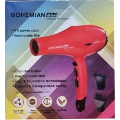 H2Pro Bohemian 3500 Hybrid Nano Hi-Tech Hair Blow Dryer -Beauty Exchanges h20pro bohemian 3500 hybrid nano hi tech hair blow dryer 782669