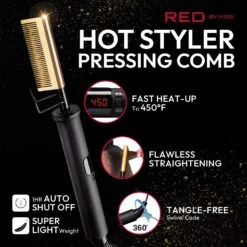 KISS Hot Beauty Double Sided Electric Pressing Comb 13 KISS Hot Beauty Double Sided Electric Pressing Comb -Beauty Exchanges hb double sided hot comb hc04 896803