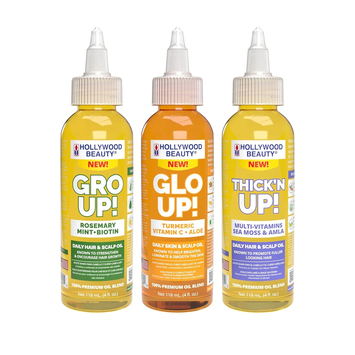 Hollywood Beauty New Hair Solutions – Thick’n Up, Gro Up & Glo Up 4 Hollywood Beauty New Hair Solutions – Thick’n Up, Gro Up & Glo Up - Image 2