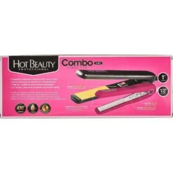 Hot Beauty Professional Ceramic Flat Irons – 2-in-1 Pack 13 Hot Beauty Professional Ceramic Flat Irons – 2-in-1 Pack -Beauty Exchanges hot beauty professional ceramic flat irons 2 in 1 value pack with 1 full size mini straightener free travel pouch 610943