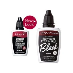 I-Envy By KISS Mega Hold False Eyelash Adhesive - 27.5g -Beauty Exchanges i envy by kiss mega hold false eyelash adhesive black clear strong long lasting hold for individual cluster lashes 275g 241708