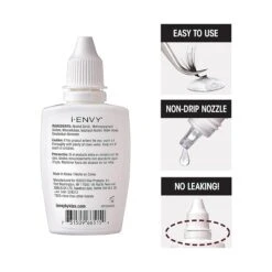 I-Envy By KISS Mega Hold False Eyelash Adhesive - 27.5g -Beauty Exchanges i envy by kiss mega hold false eyelash adhesive black clear strong long lasting hold for individual cluster lashes 275g 382536