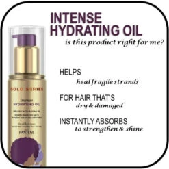 Pantene Gold Series Intense Hydrating Oil – 3.2 Fl Oz -Beauty Exchanges i3