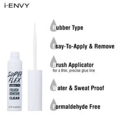 IEnvy By Kiss Super Flex Eyelash Adhesive Glue - Clear -Beauty Exchanges ienvy by kiss super flex eyelash adhesive glue clear 151806