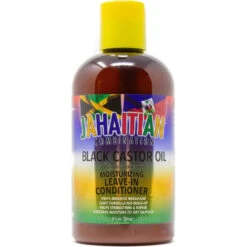 Jahaitian Black Castor Oil Leave-In Conditioner - Strength & Moisture 8oz