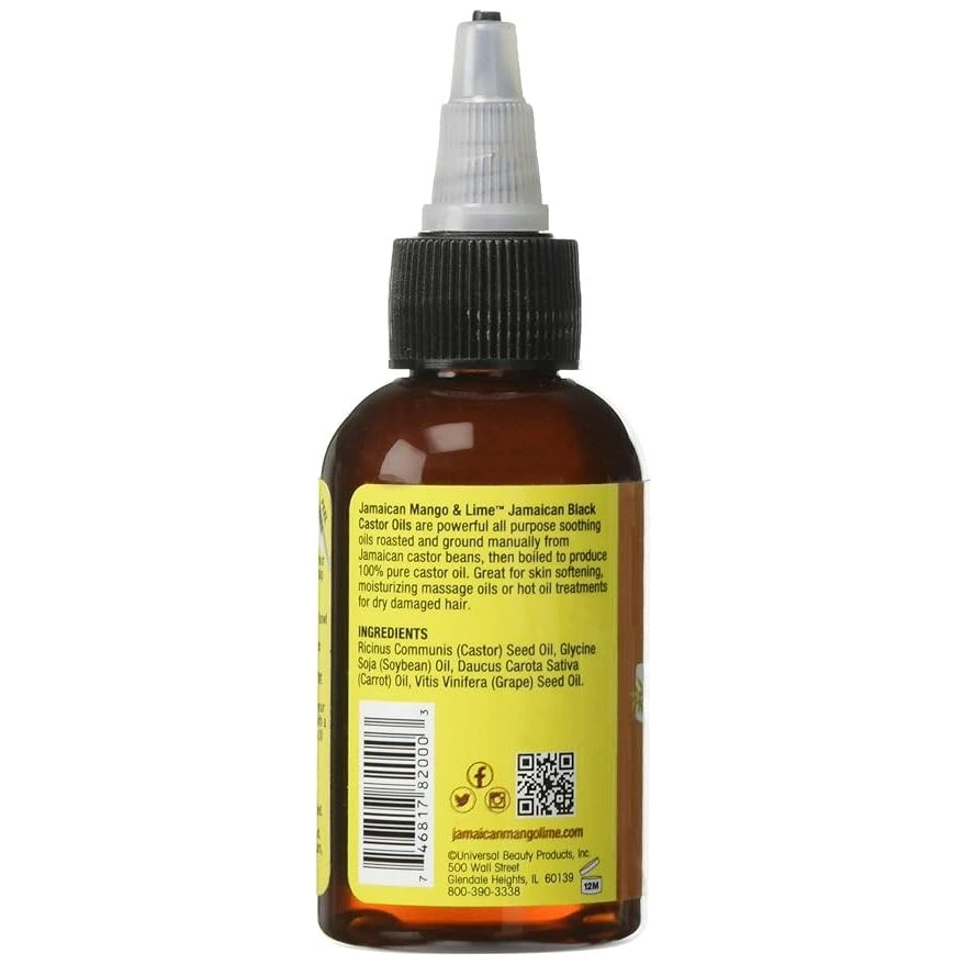 Jamaican Mango & Lime Black Castor Oil Hair Oil - 2oz 4 Jamaican Mango & Lime Black Castor Oil Hair Oil - 2oz - Image 2