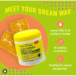 Jamaican Mango & Lime Locking Creme Wax - 3 Variants 18 Jamaican Mango & Lime Locking Creme Wax - 3 Variants -Beauty Exchanges jamaican mango lime 3 variants locking creme wax locking firm wax blax black wax moringa seed oil manuka honey maintains locs twists 6oz 115371
