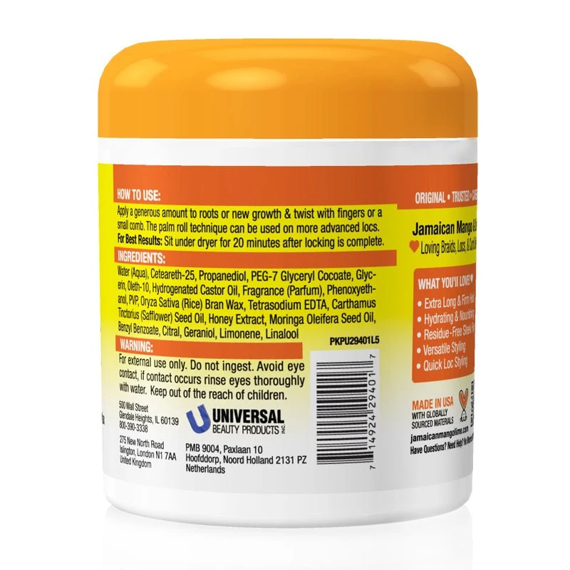 Jamaican Mango & Lime Locking Firm Hair Wax - 6oz 5 Jamaican Mango & Lime Locking Firm Hair Wax - 6oz - Image 3