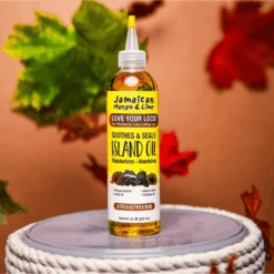 Jamaican Mango & Lime Love Your Locs Island Oil - 8oz -Beauty Exchanges jamaican mango lime love your locs soothes seals island oil moringa seed oil manuka honey jojoba oil sunflower oil strengthening 8 oz 527924