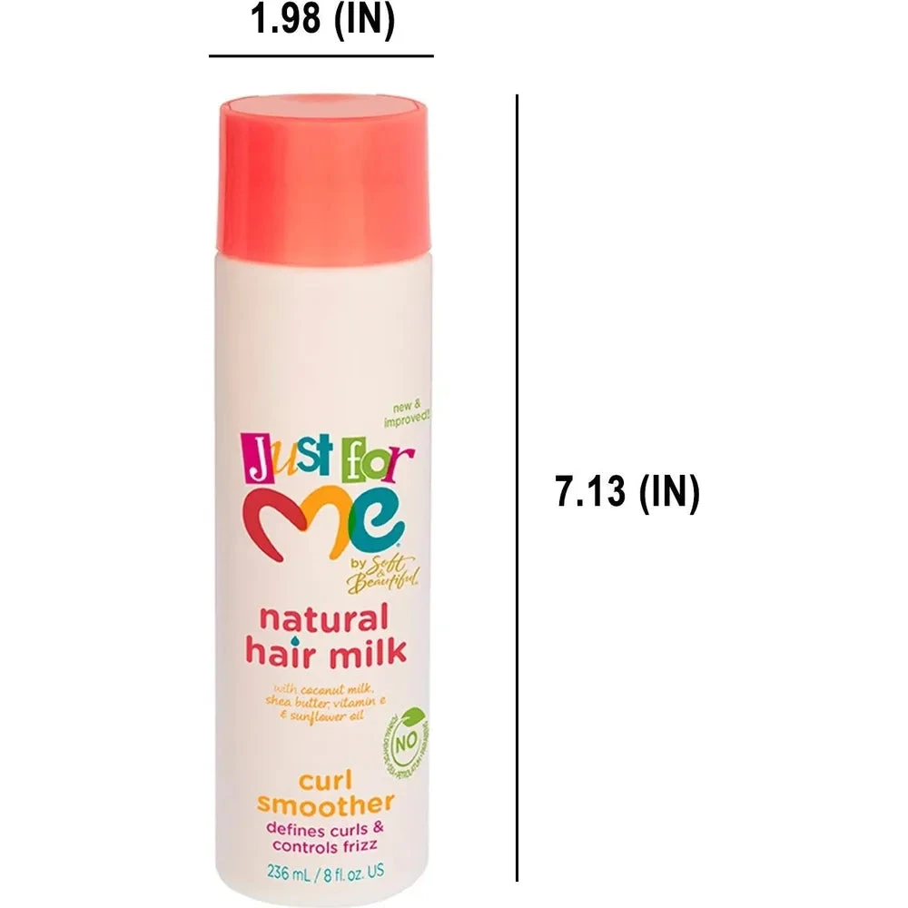 Just For Me Hair Milk Curl Smoother Hair Styler – 8 Oz 6 Just For Me Hair Milk Curl Smoother Hair Styler – 8 Oz - Image 4
