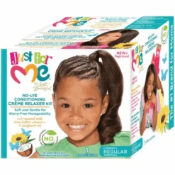 Just For Me No-Lye Relaxer Kit - Regular & Super Strength 1 Application