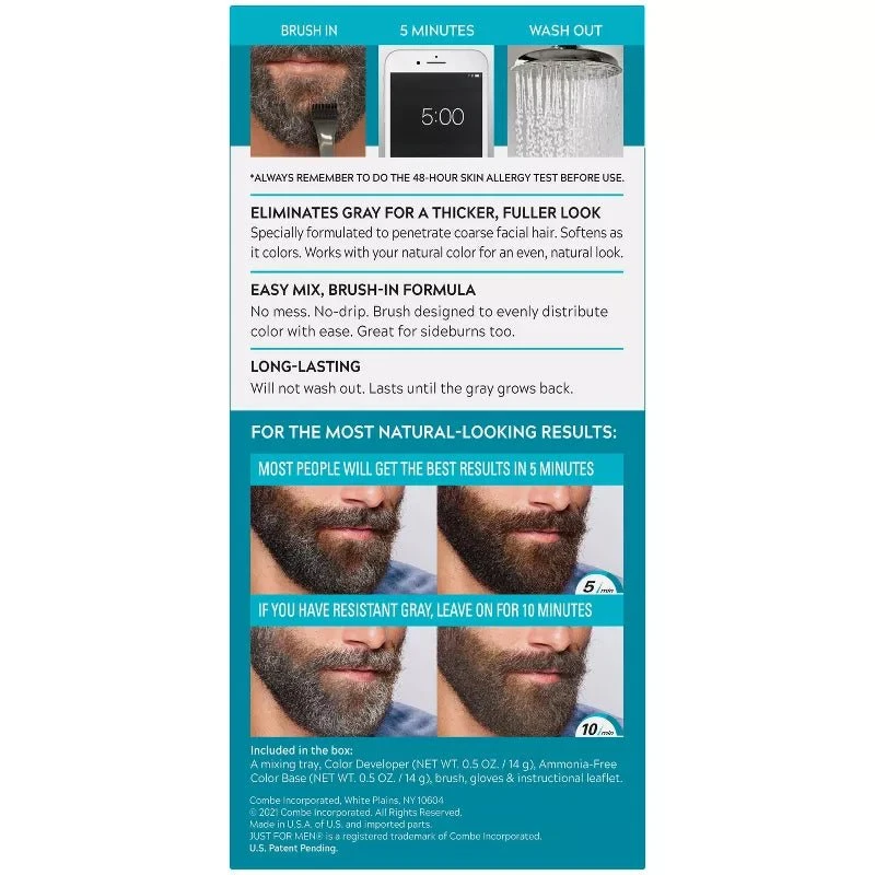 Just For Men Mustache & Beard Hair Color 6 Just For Men Mustache & Beard Hair Color - Image 4