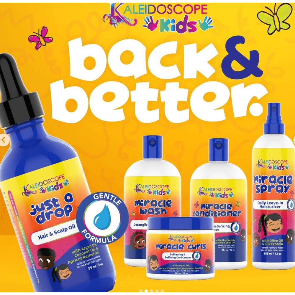 Kaleidoscope Kids Hair & Scalp Oil – Argan, Coconut, Apricot – 2oz 5 Kaleidoscope Kids Hair & Scalp Oil – Argan, Coconut, Apricot – 2oz - Image 3