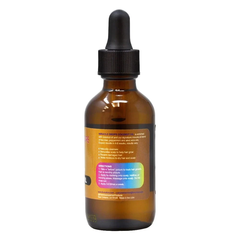 Kaleidoscope Miracle Drops Hair Growth Oil - 2oz 4 Kaleidoscope Miracle Drops Hair Growth Oil - 2oz - Image 2
