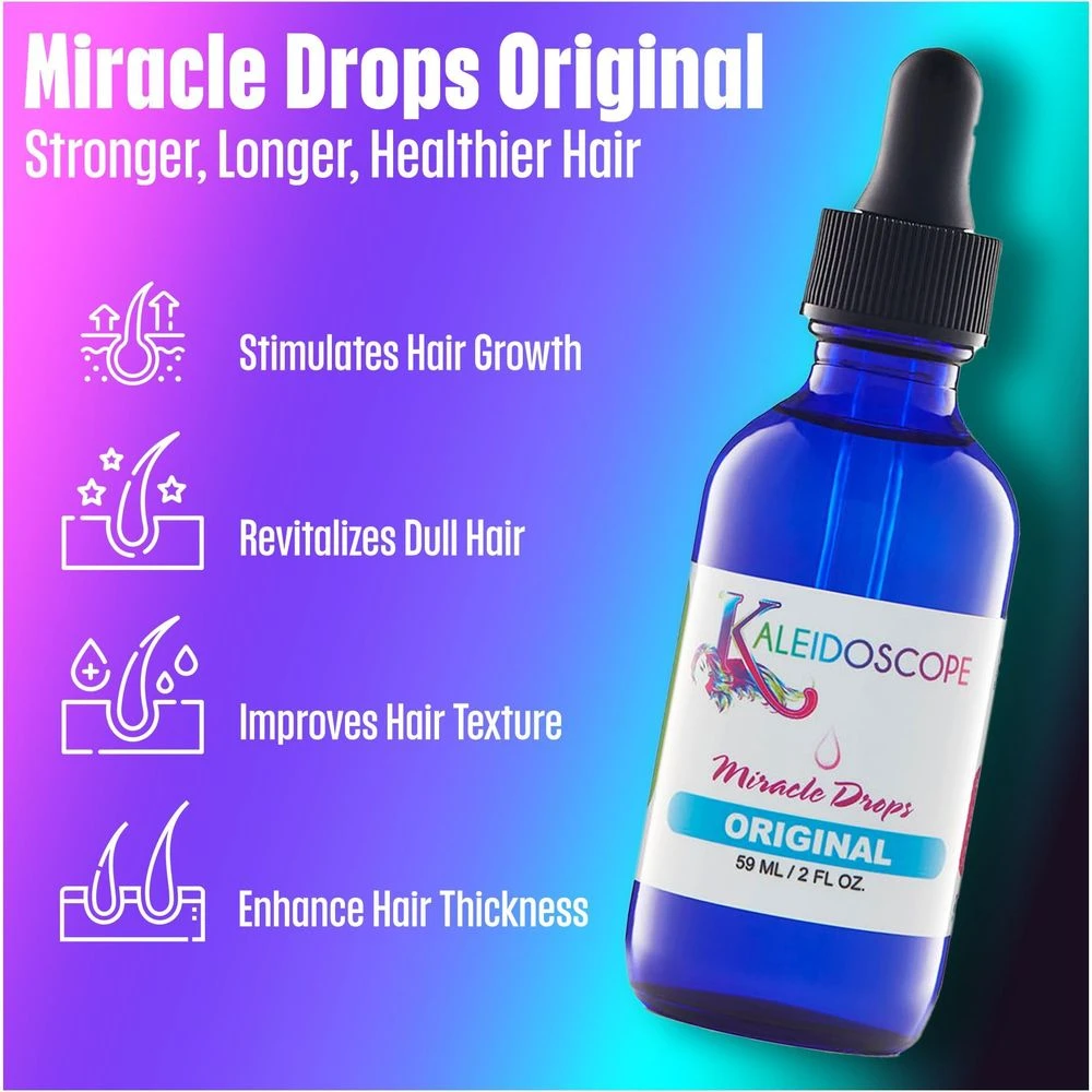 Kaleidoscope Miracle Drops Original Hair Treatment - Dry Hair 2 Oz 6 Kaleidoscope Miracle Drops Original Hair Treatment - Dry Hair 2 Oz - Image 4