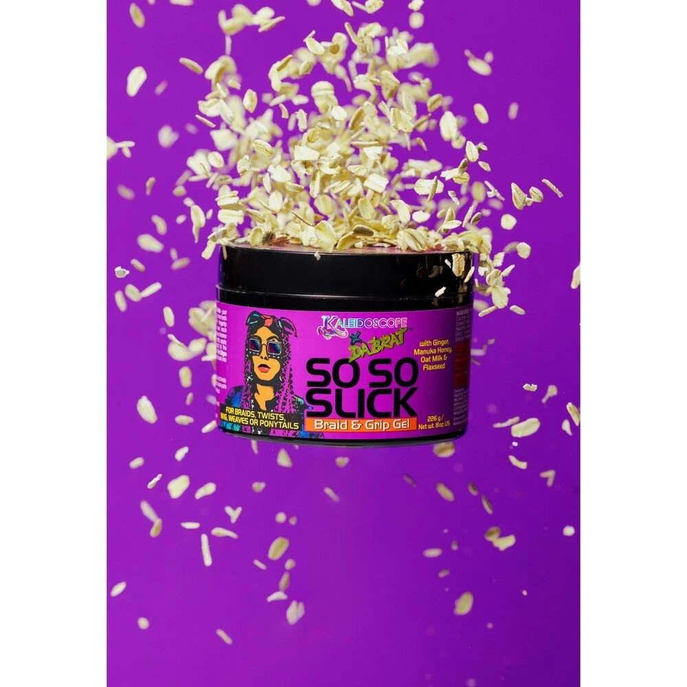 Kaleidoscope X Da Brat So So Slick Braid & Grip Gel - Manuka Honey 8 Oz 7 Kaleidoscope X Da Brat So So Slick Braid & Grip Gel - Manuka Honey 8 Oz - Image 5