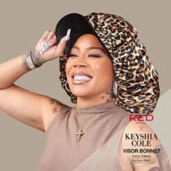 Keyshia Cole X Red By Kiss Silky Satin Visor Bonnet 16 Keyshia Cole X Red By Kiss Silky Satin Visor Bonnet -Beauty Exchanges keyshia cole x red by kiss silky satin visor bonnet style meets hair protection one size fits most 821028