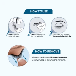 Kiss Super Strong Waterproof Clear Lash Glue – 4.8g -Beauty Exchanges kiss super strong waterproof clear lash glue 48g 555180