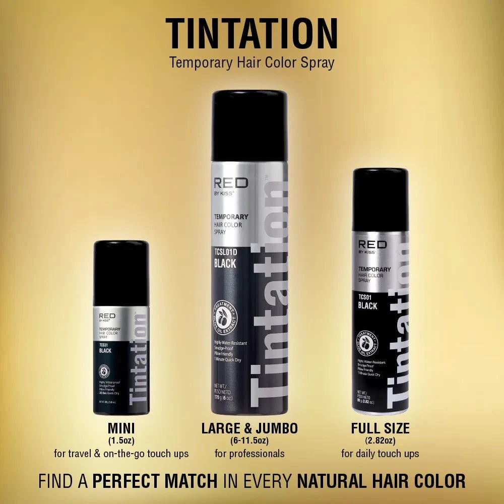 Red Kiss Tintation Temporary Hair Color Root Touch Up Spray – L 10 Red Kiss Tintation Temporary Hair Color Root Touch Up Spray – L - Image 8