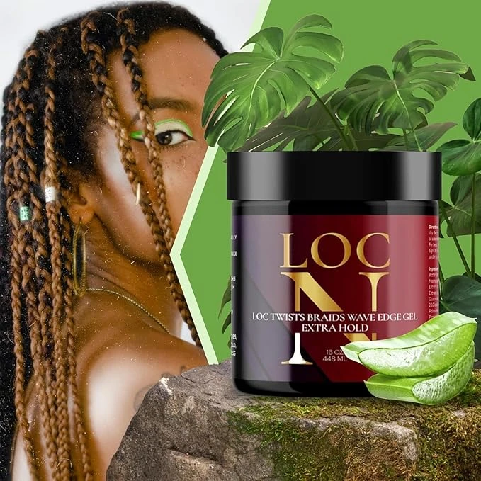 LOC N GEL LOC Twists Braids Wave Edge Gel Extra Hold 16oz 5 LOC N GEL LOC Twists Braids Wave Edge Gel Extra Hold 16oz - Image 3