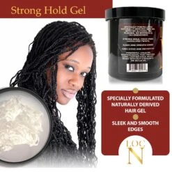Loc Twist Braids Wave Edge Gel – Strong Hold & Shine -Beauty Exchanges loc twist braids wave edge gel strong hold shine 16 oz 964627