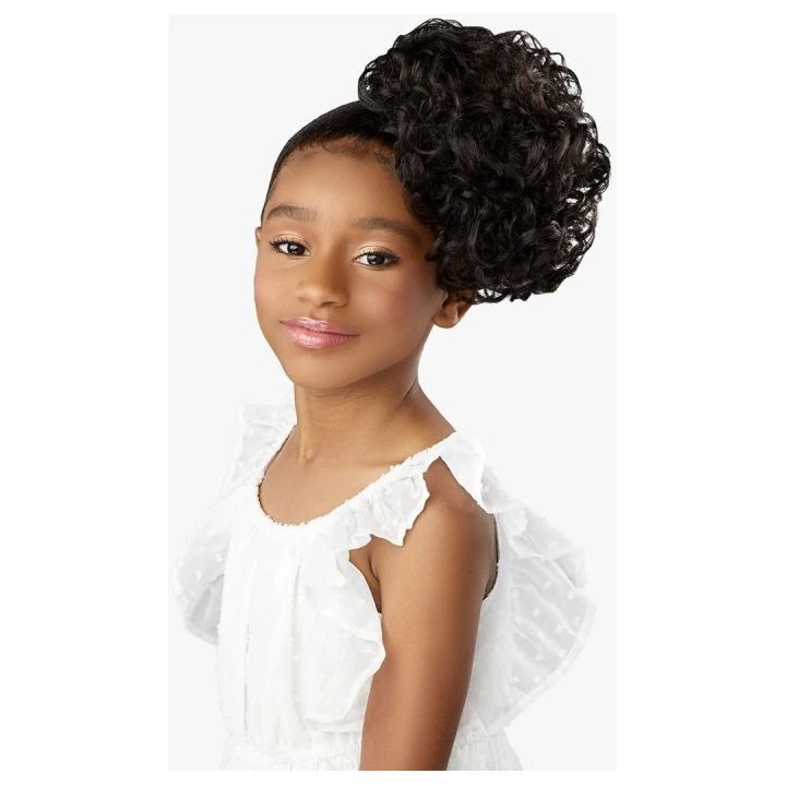 Sensationnel Lulu Pony Mini Synthetic Kids Ponytail - Mochi 4 Sensationnel Lulu Pony Mini Synthetic Kids Ponytail - Mochi - Image 2